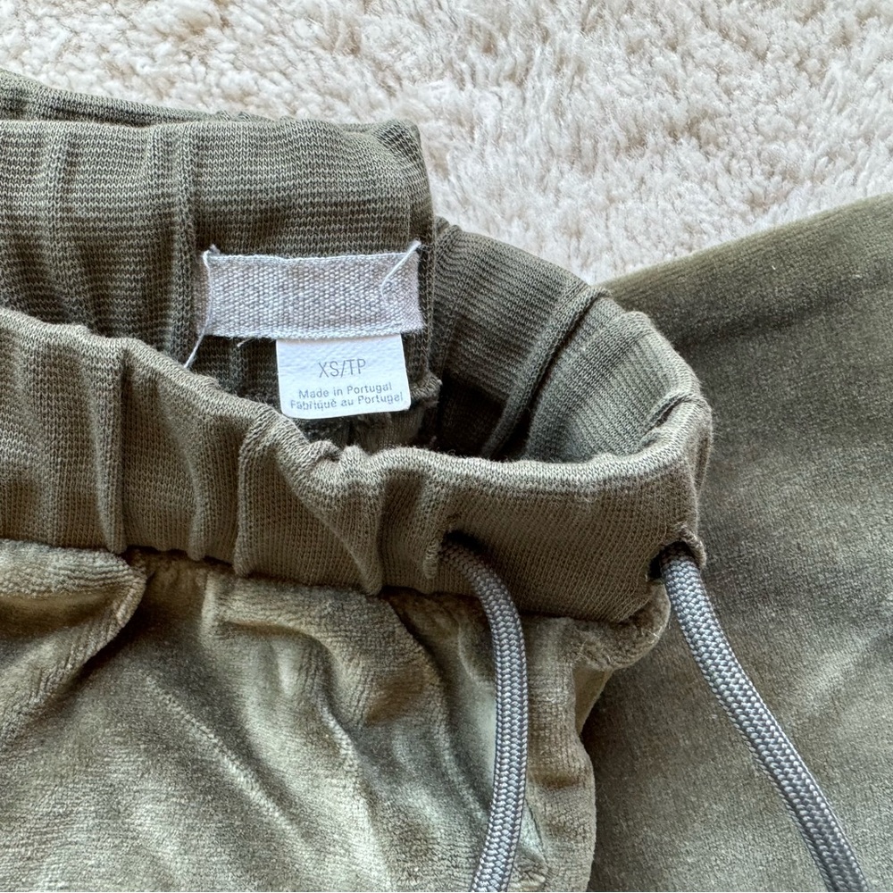 Outerknown velour olive green pants - Picture 5 of 5